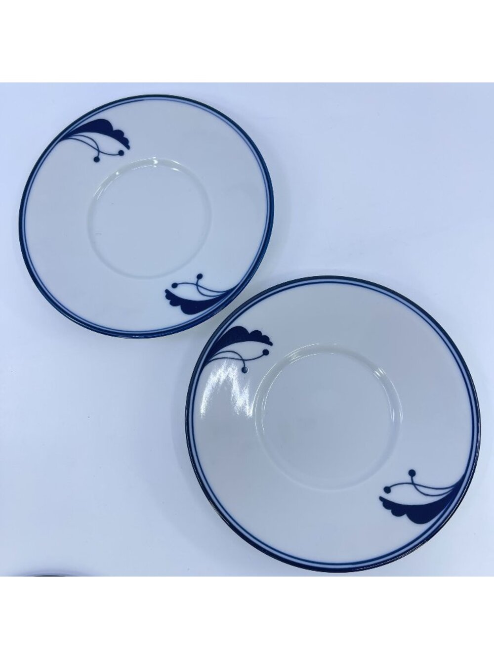 vintage dansk flora bay berry porcelain saucers set of 2 made in japan
